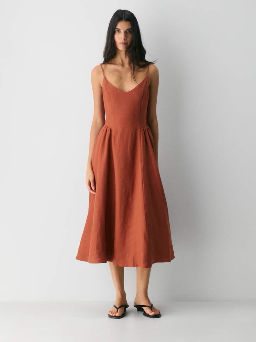 Aritzia Wilfred Technique Linen Dress